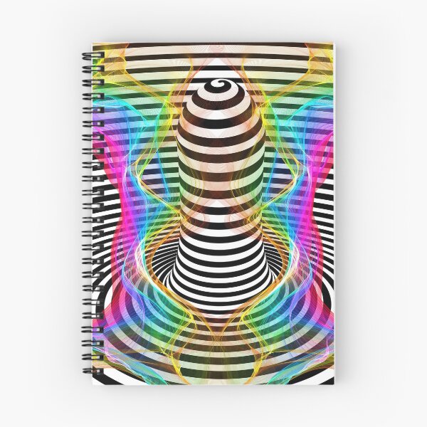 Item preview, Optical Art Rainbow 2 (psychedelic poster) designed and sold by Natfigcreates.