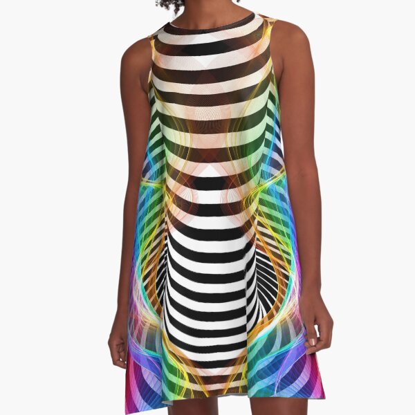 Item preview, Optical Art Rainbow 2 (psychedelic poster) designed and sold by Discordant Dreams Art.