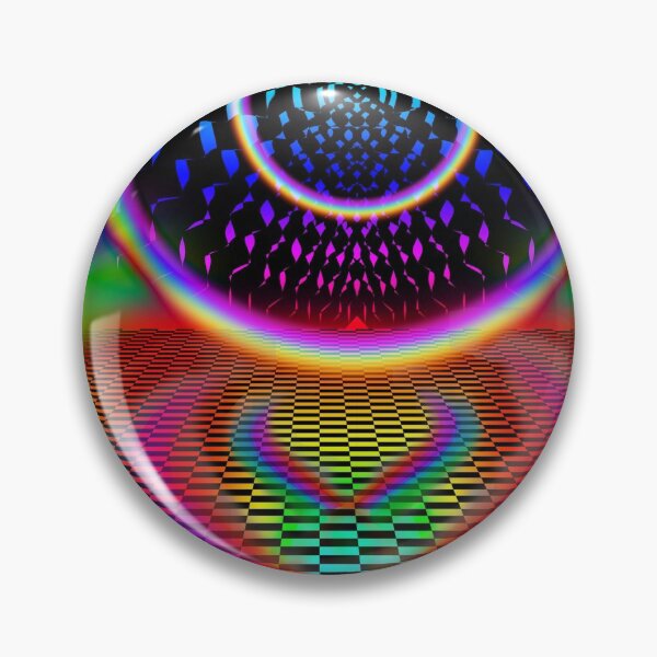 Artikelvorschau, Optische Kunst Rainbow 3 (Verlauf) entworfen und verkauft von Discordant Dreams Art.