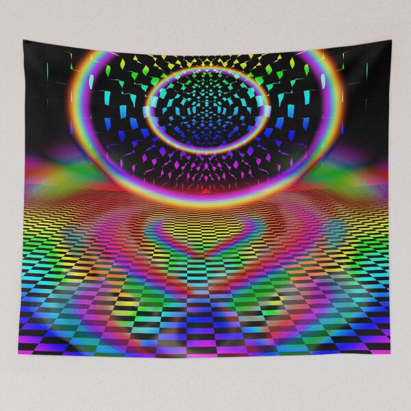 Item preview, Optical Art Rainbow 3 (Gradient) designed and sold by Discordant Dreams Art.