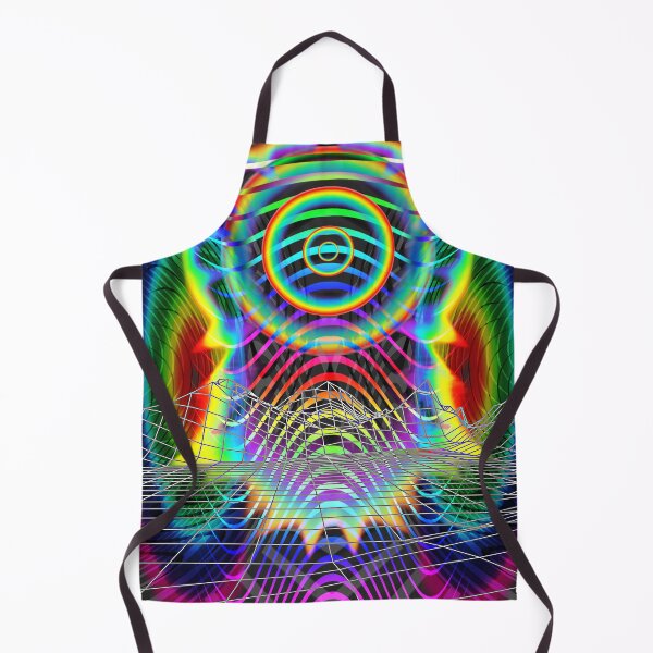 Item preview, Regalo de póster psicodélico Optical Art Rainbow 4 (Gradient) designed and sold by Discordant Dreams Art.