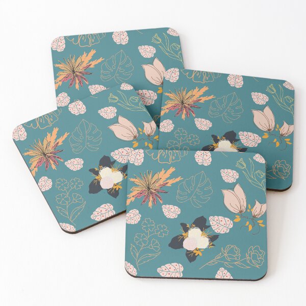 Item preview, Flower Explosion Teal designed and sold by FMJ1.