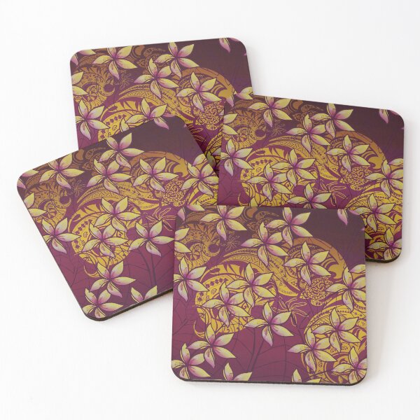 Artikelvorschau, Polynesische Stammes-Plumeria entworfen und verkauft von sunnthreads.