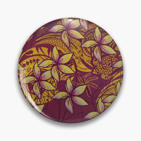 Artikelvorschau, Polynesische Stammes-Plumeria entworfen und verkauft von sunnthreads.