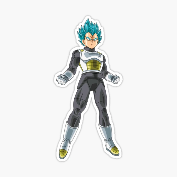 Super Saiyan Blue Evolution Vegeta Sticker – sevenstarperlers