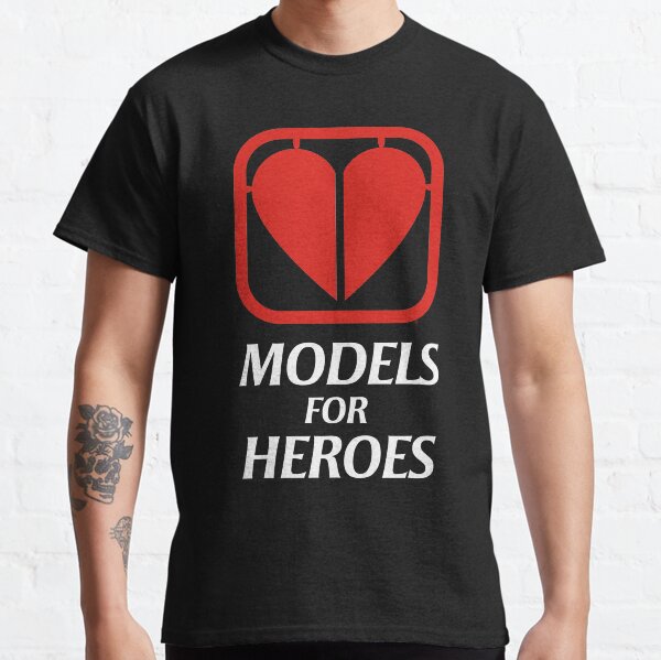 Models for Heroes Heart with Text Classic T-Shirt
