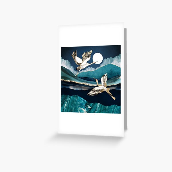 Item preview, Midnight Cranes designed and sold by spacefrogdesign.