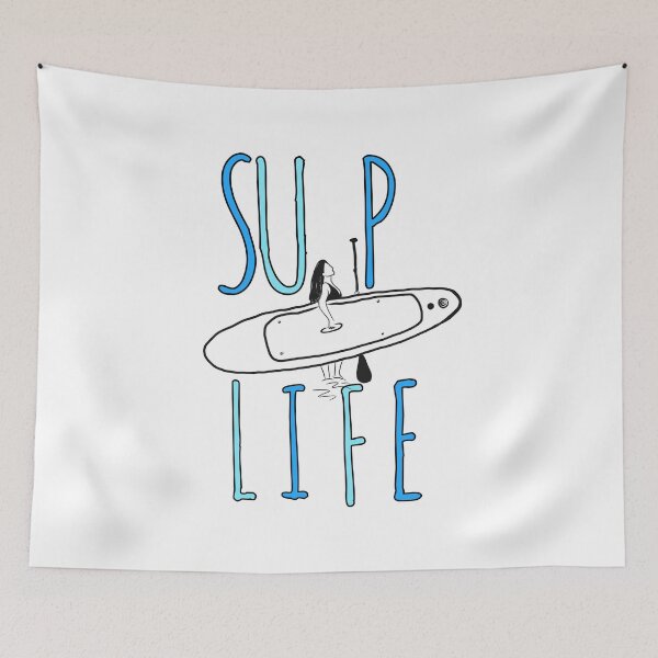 Item preview, Sup life stand up paddling woman paddle surfing  designed and sold by Tropical Blood.