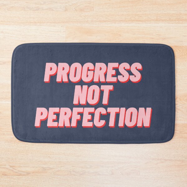 Item preview, Progress Not Perfection designed and sold by polishalpaca.