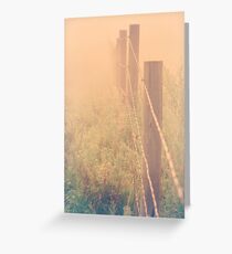 can't hold the fog in Greeting Card