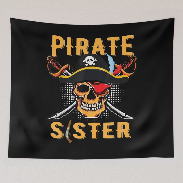 Item preview, Pirate Sister Funny Halloween Costume  designed and sold by tashiav.