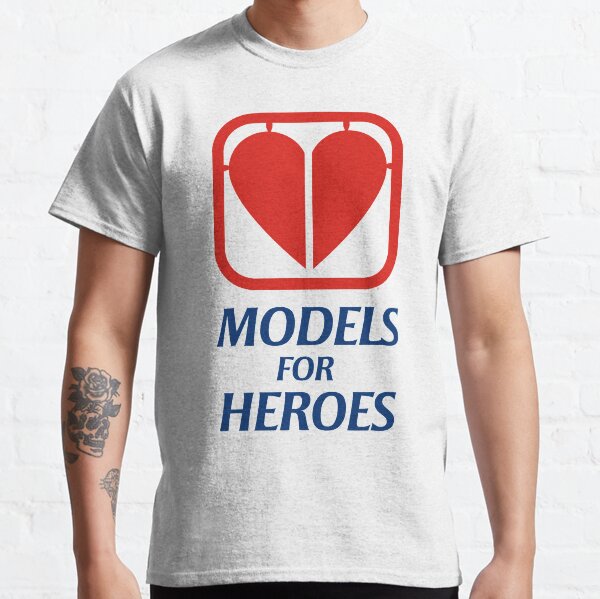 Models for Heroes "Heart Part" with text for light backgrounds Classic T-Shirt