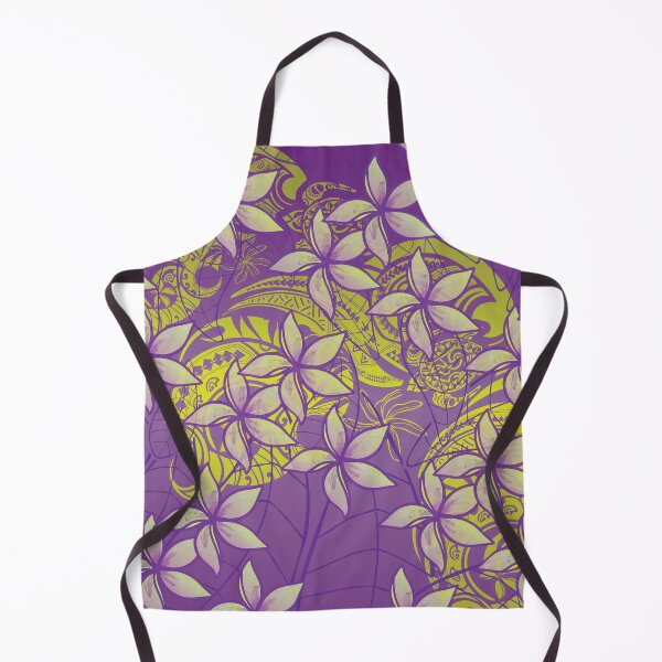 Item preview, Purple Polynesian Tribal Plumeria designed and sold by sunnthreads.