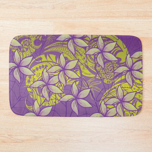 Item preview, Purple Polynesian Tribal Plumeria designed and sold by sunnthreads.