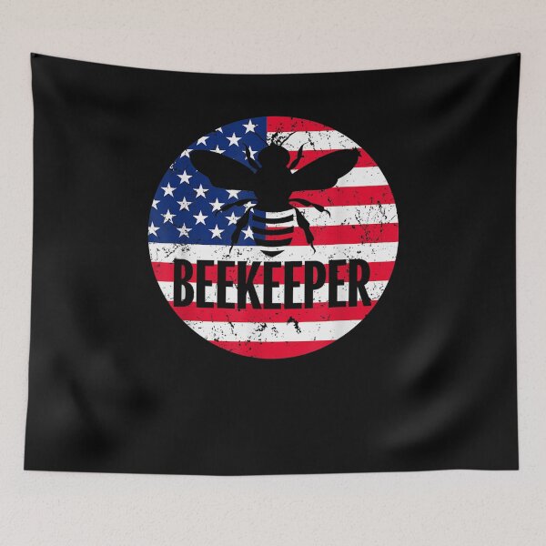 Item preview, Patriotic Beekeeper American Flag 4th Of July Independence  designed and sold by tashiav.