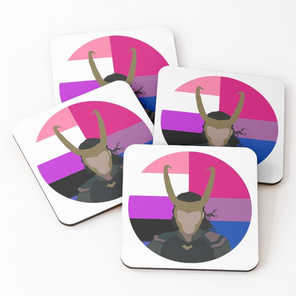 Item preview, Bisexual/Genderfluid Loki designed and sold by em-av-stickers.