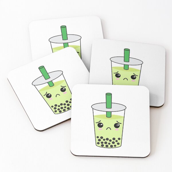 Item preview, Sad Green Boba designed and sold by PurpleCrocs.