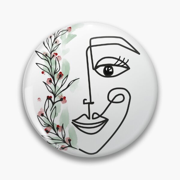 Item preview, One Line Art - With watercolor painting designed and sold by MARALI-Designs.