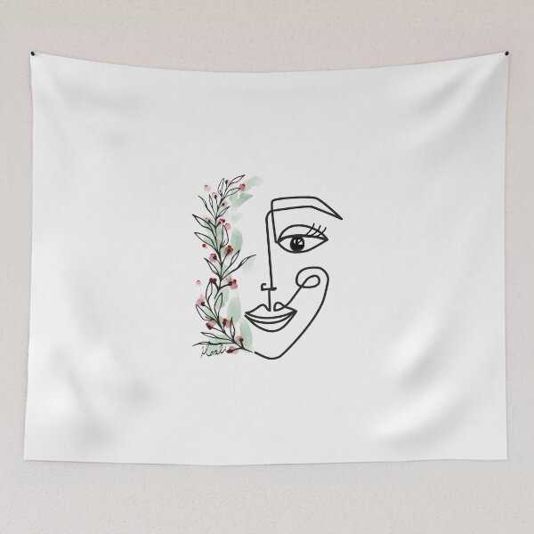 Item preview, One Line Art - With watercolor painting designed and sold by MARALI-Designs.
