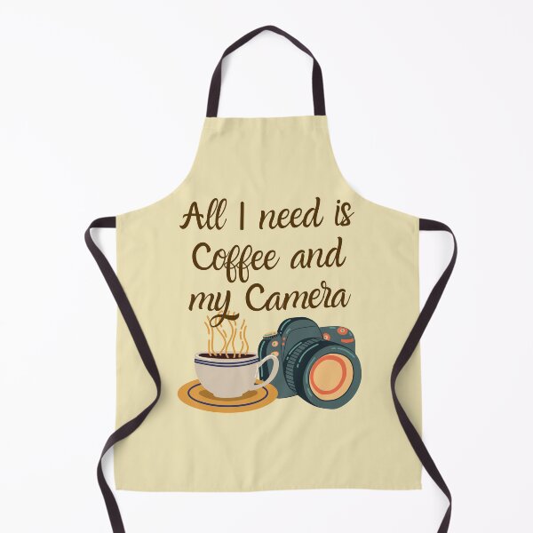 Item preview, all i need is coffee and my camera adorable quote designed and sold by Phiiilo.