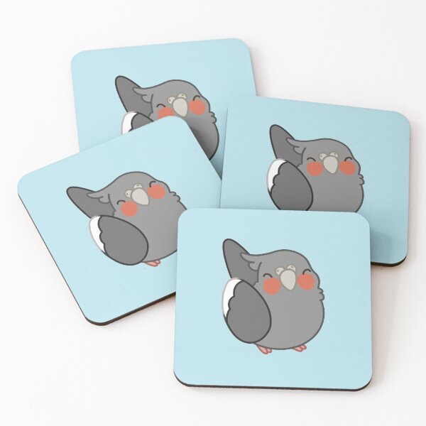 Item preview, Lutino gris cockatiel borb designed and sold by catyart.