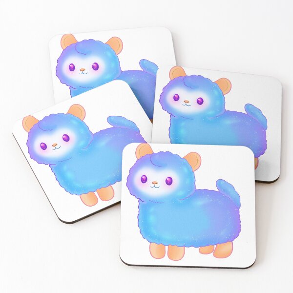 Item preview, Kawaii Blue Alpaca designed and sold by With Love, InspireMari.