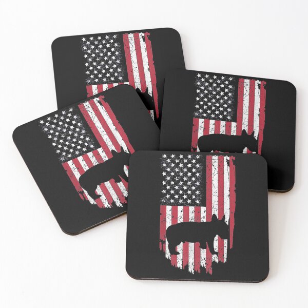 Item preview, Bull Terrier Dog Silhouette Usa 4th Of July American  designed and sold by tashiav.