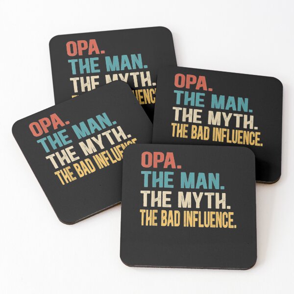 Item preview, Mens Opa The Man The Myth The Bad Influence Fathers Day  designed and sold by tashiav.