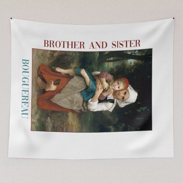 Item preview, Brother and Sister by Bouguereau designed and sold by academic-art.