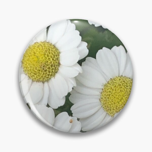Aperçu de l'œuvre Grande camomille marguerites blanches et jaunes créée et vendue par FunkiFunki.