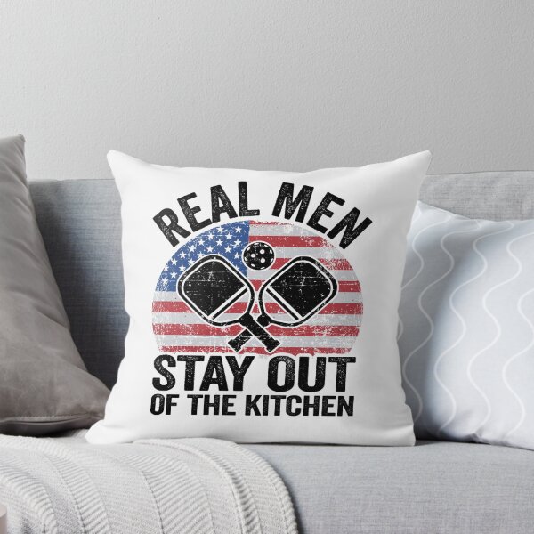 Item preview, Real Men Stay Out Of The Kitchen Funny Pickleball designed and sold by Stronzi.