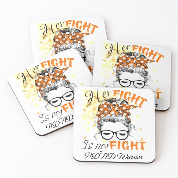 Item preview, Her Fight Is My Fight ADHD Warrior designed and sold by rechardtee.