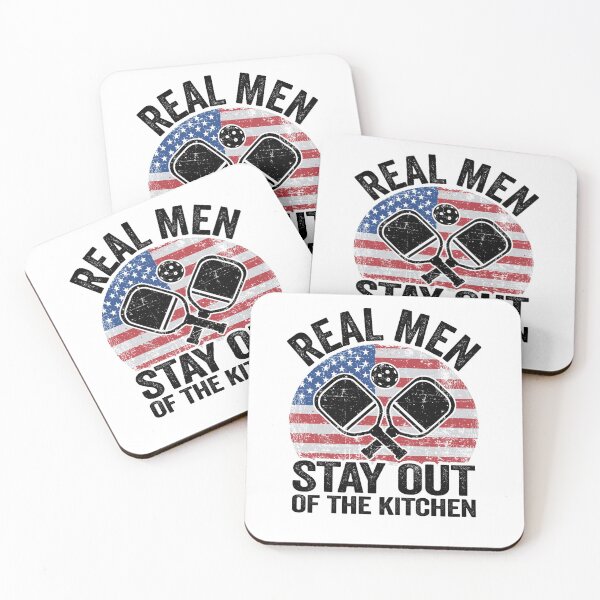 Item preview, Real Men Stay Out Of The Kitchen Funny Pickleball designed and sold by Stronzi.