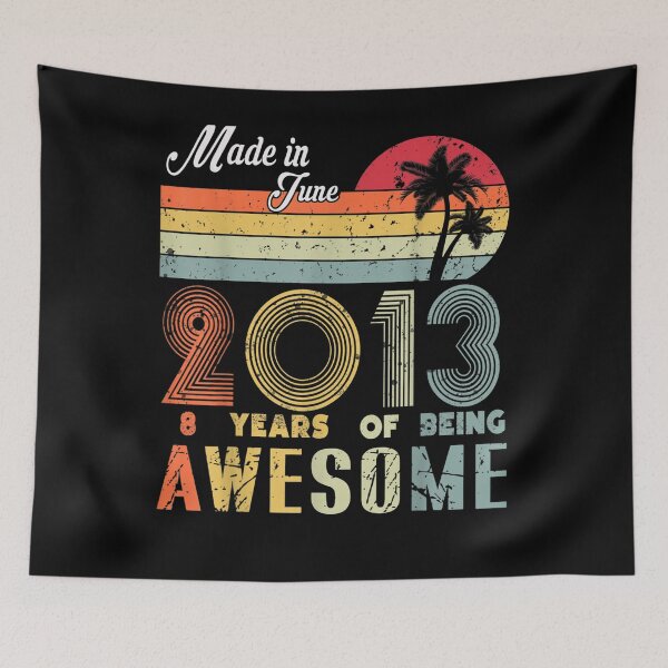 Item preview, Made In June 2013 8th Birthday 8 Years Old Boy Girl  designed and sold by tashiav.