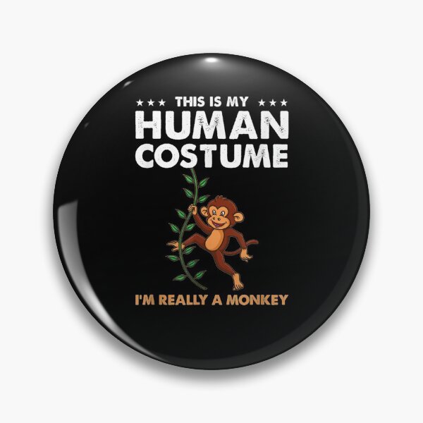 Item preview, This Is My Human Costume Im Really A Monkey  designed and sold by tashiav.
