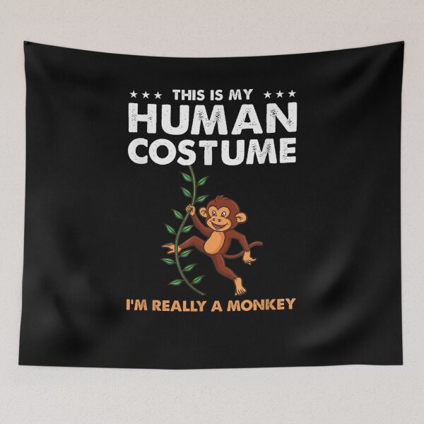 Item preview, This Is My Human Costume Im Really A Monkey  designed and sold by tashiav.