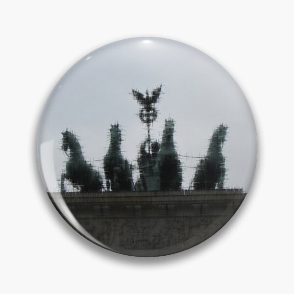 Item preview, Brandenburg Gate Horses Carriage Sketch Effect  designed and sold by FaiZahra.