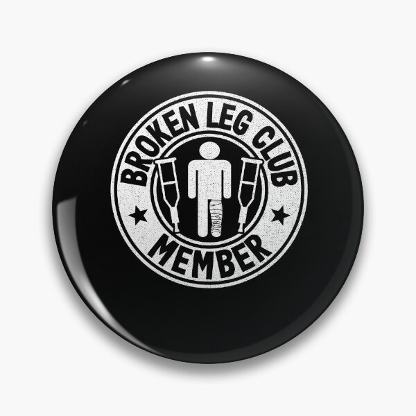 Item preview, Broken Leg Club Member Logo Vintage Surgery Funny Get Well Soon designed and sold by Stronzi.