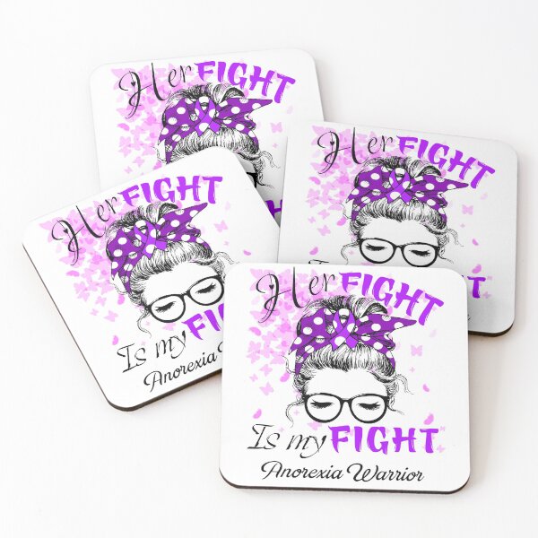 Item preview, Her Fight Is My Fight Anorexia Warrior designed and sold by rechardtee.