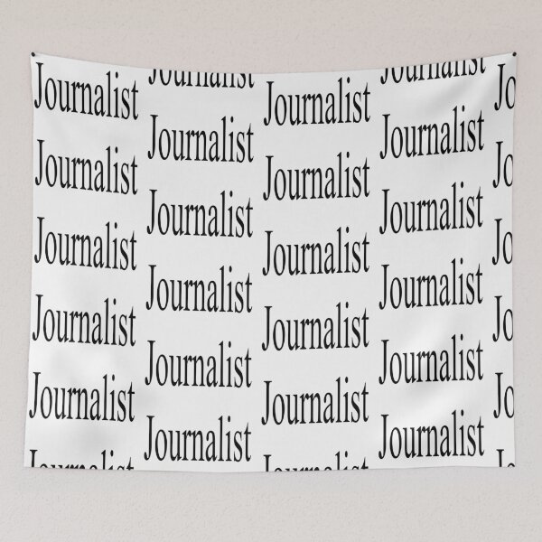 Item preview, Journalist in Black Times New Roman designed and sold by SEEphotos7171.