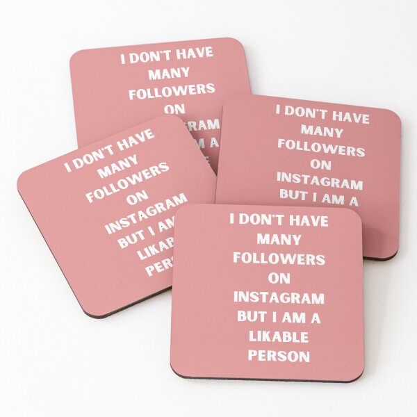Item preview, I don't have many followers on Instagram but I am a likable person | Motivation Quote designed and sold by namipaliso.