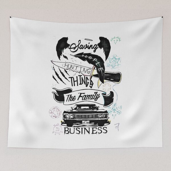 Item preview, Saving People Hunting Things The Family Business | Supernatural designed and sold by the-krisney-way.
