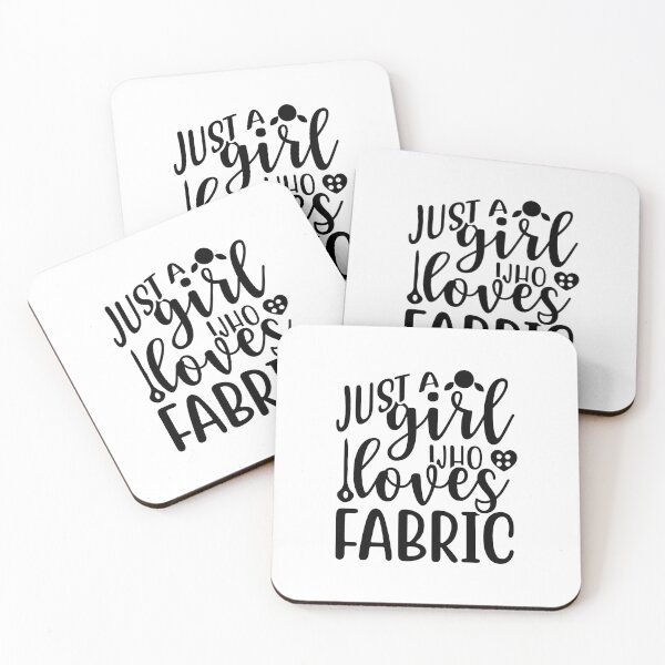 Item preview, Just A Girl Who Loves Fabric designed and sold by eajob.