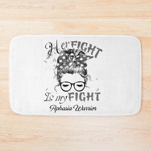 Item preview, Her Fight Is My Fight Aphasia Warrior designed and sold by rechardtee.