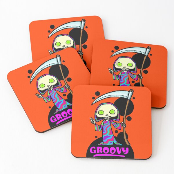 Item preview, psychedelic grim reaper  designed and sold by sandpiperstudio.