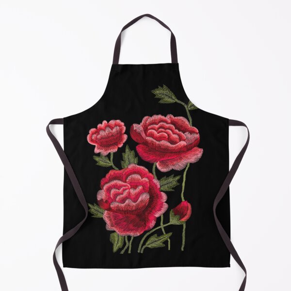 Item preview, Embroidered Roses designed and sold by FunWithChemo.