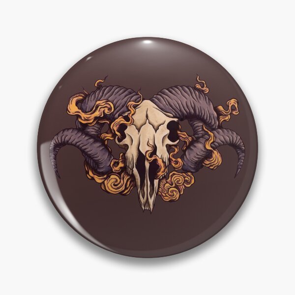 Item preview, Smoky Sheep Skull  designed and sold by LaGode.