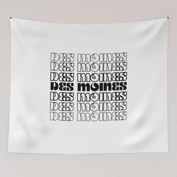 Item preview, DES MOINES retro thank you bag design designed and sold by ashcmille.