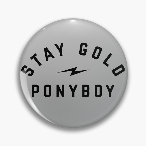 Artikelvorschau, Bleib Gold Ponyboy entworfen und verkauft von Primotees.