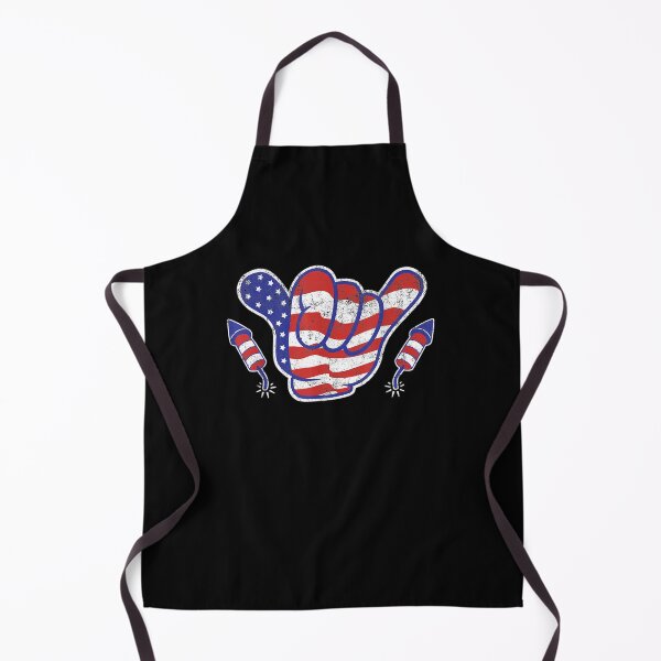 Item preview, Fun 4th Of July Shaka Hand American Flag Distressed Graphic designed and sold by tashiav.